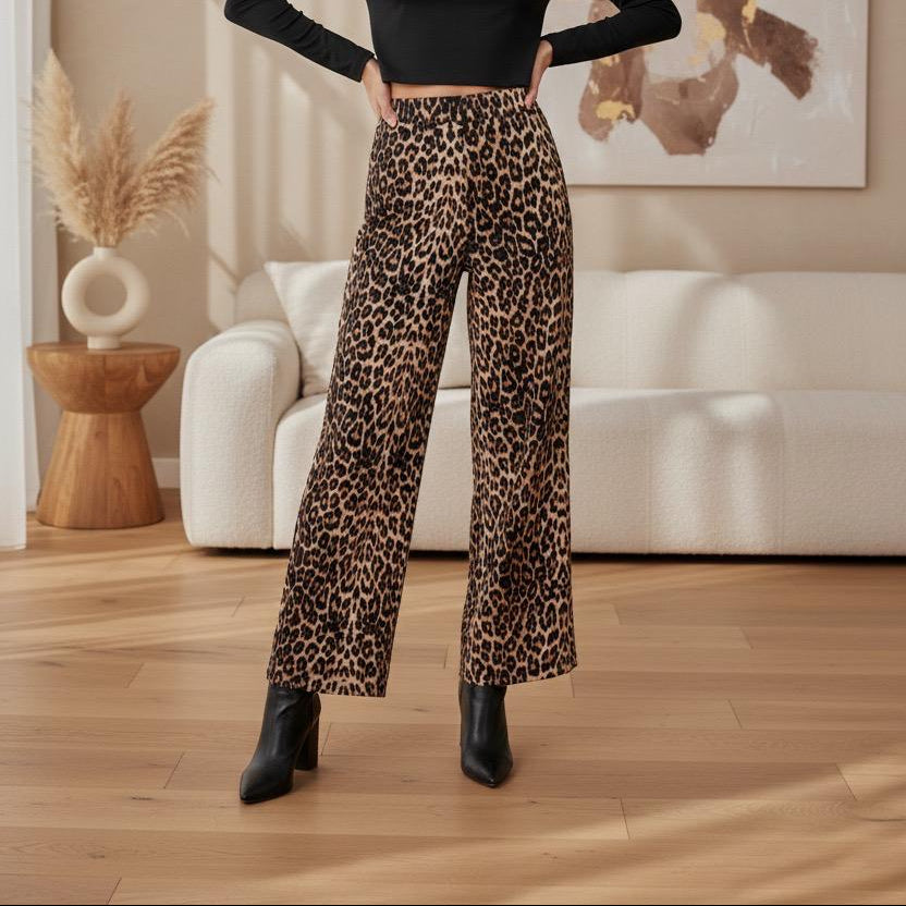Leopard Print Flare Legging