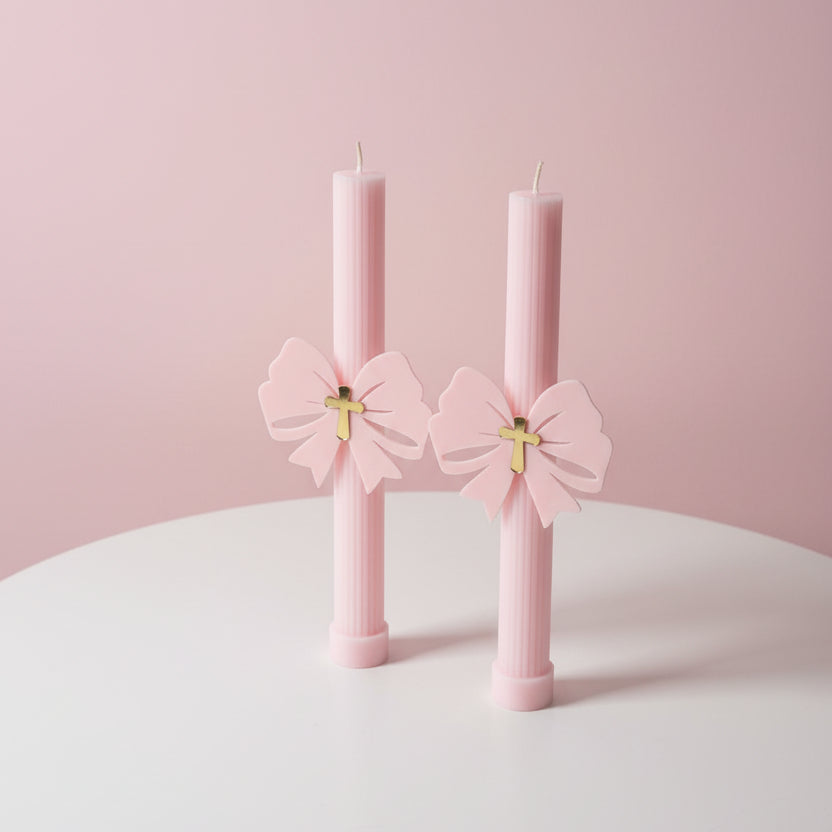 Bow Cross Candle