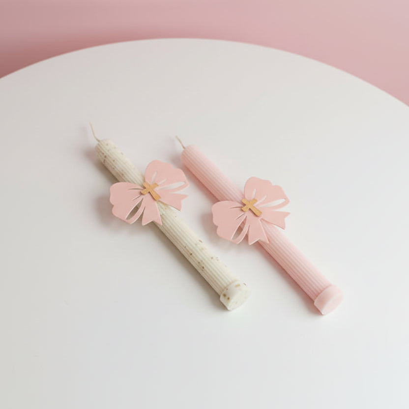 Bow Cross Candle