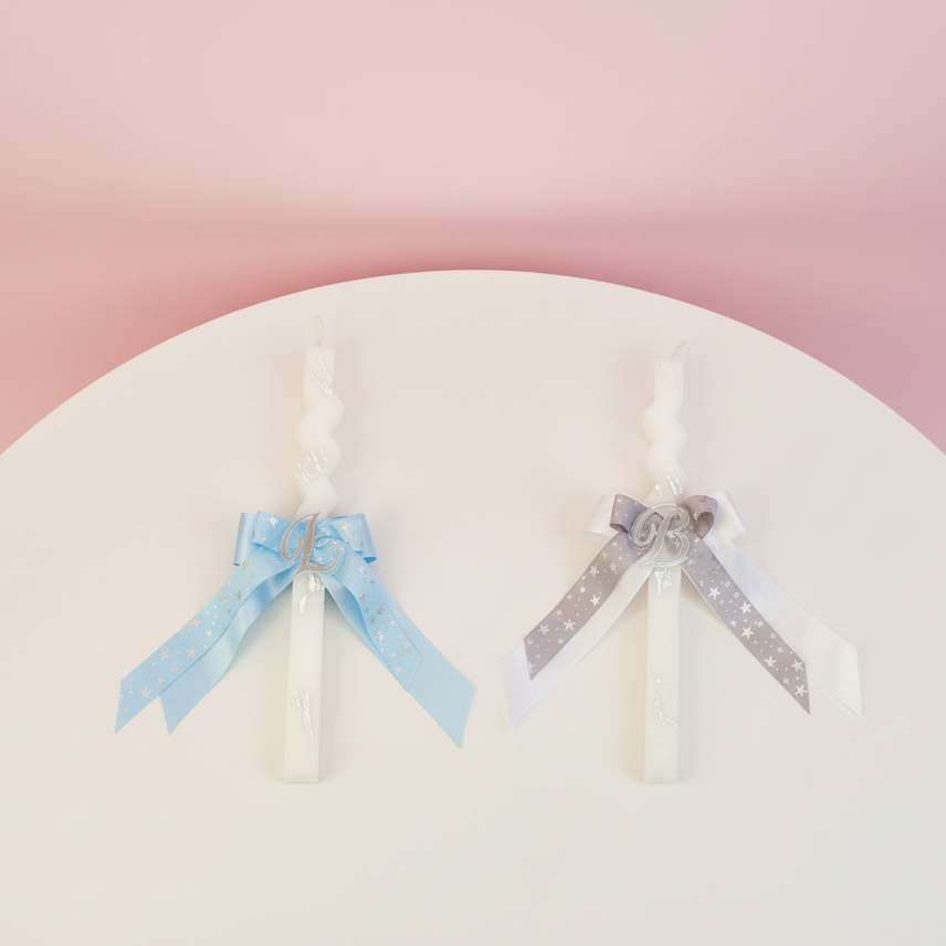Custom Star Zigzag Candle