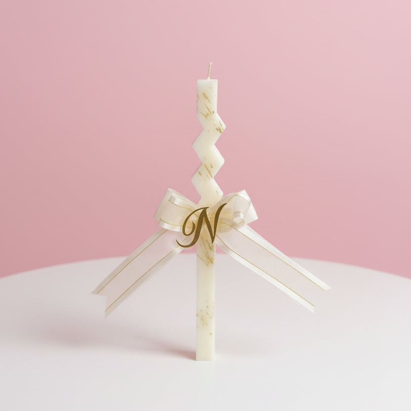 Custom Zigzag Candle