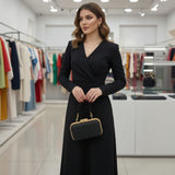 Wicker Clutch Bag