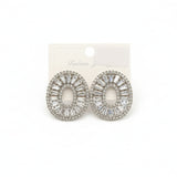 Oval Statement Earrings