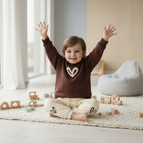 Brown Heart Set