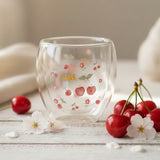 Cherry Glass Cup