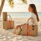 Personalized Beach Tote Set
