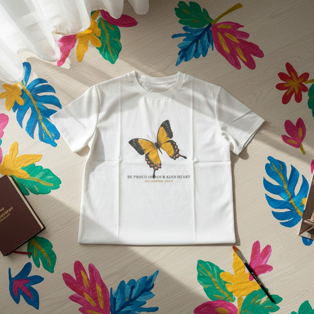 Kind Heart Butterfly Tshirt