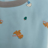 Blue Dino Print PJ