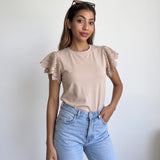 Lace Sleeve Top