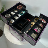 Grey and Purple Jewelry Box