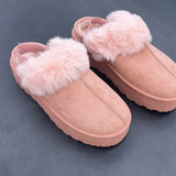 Pink Fuzzy Slippers