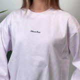 Lilac Aube De Paris Script Sweatshirt