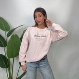 Pink Barbie Chill Script Sweatshirt