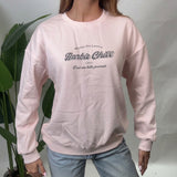 Pink Barbie Chill Script Sweatshirt