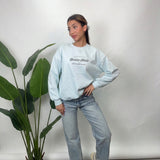 Light Blue Barbie Chill Script Sweatshirt