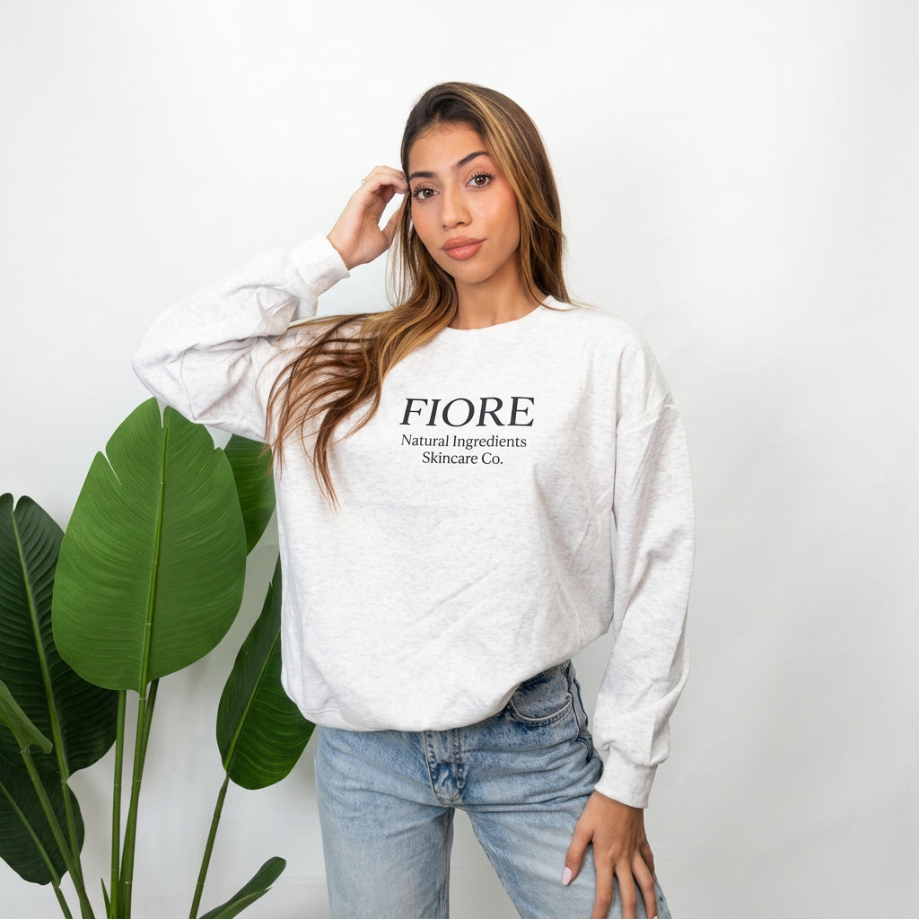 Grey Fiore Script Sweatshirt