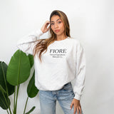 Grey Fiore Script Sweatshirt