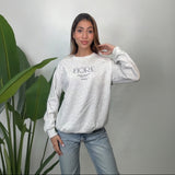 Grey Fiore Script Sweatshirt