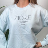 Light Blue Fiore Script Sweatshirt