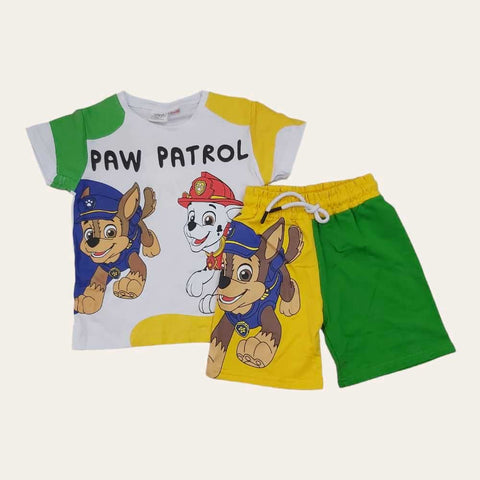 White Paw Patrol Shorts Set 9 