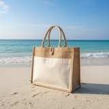 Simple Straw Rectangular Bag 1