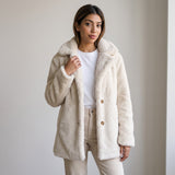 White Cozy Fur Jacket