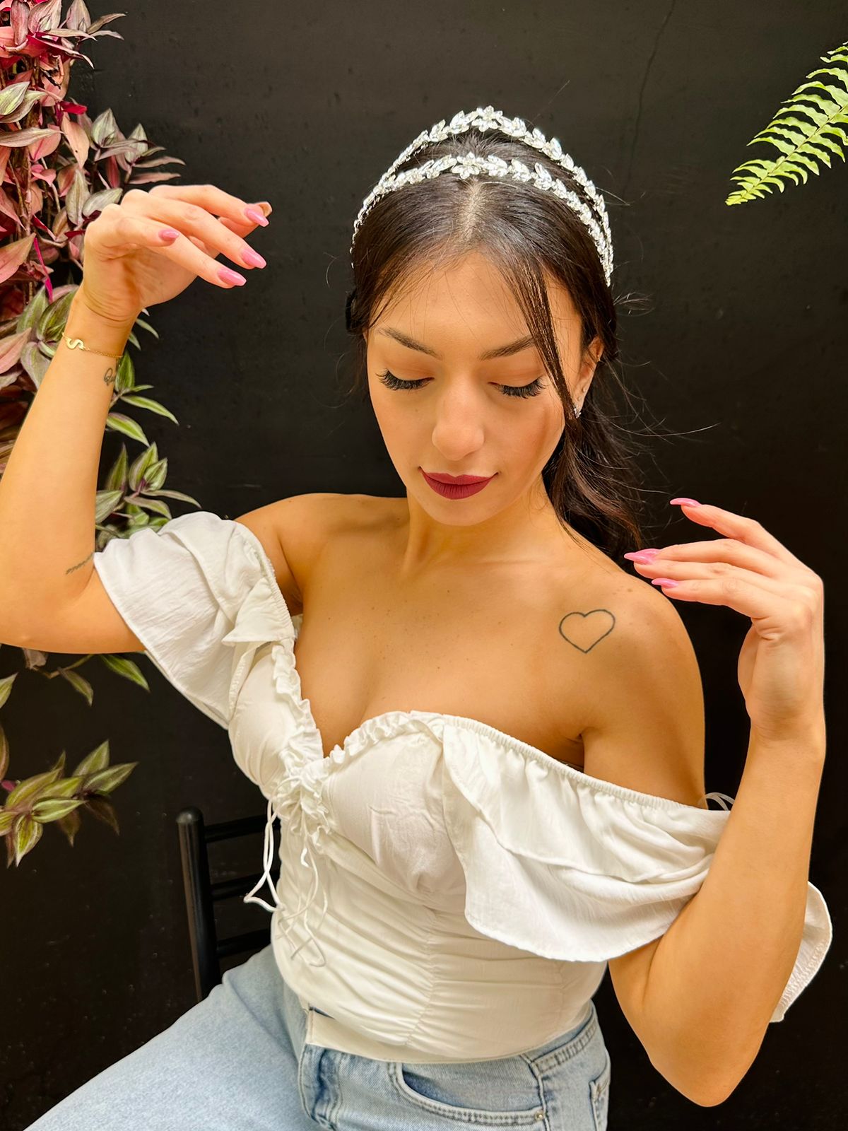Silver Leaf Crown