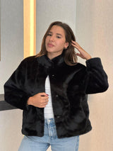 Black Fur Jacket