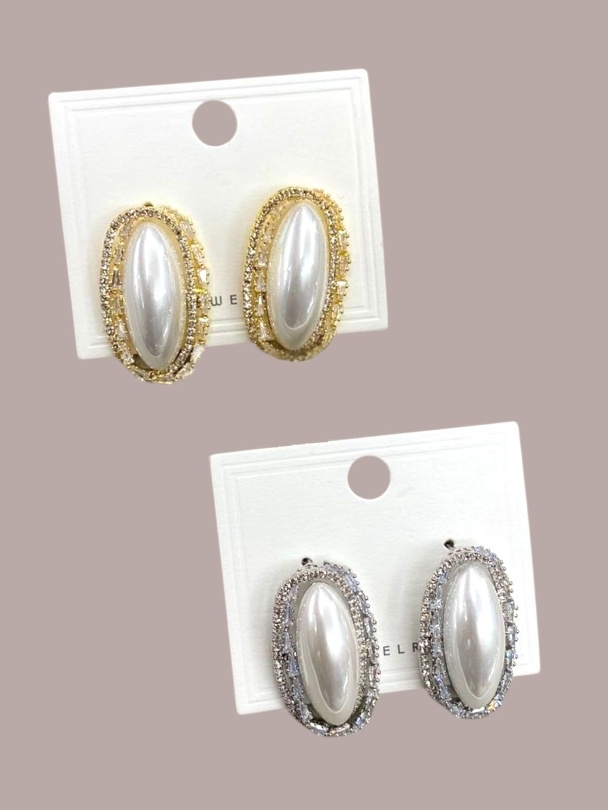 Pearl earrings