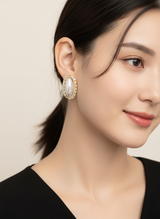Pearl earrings