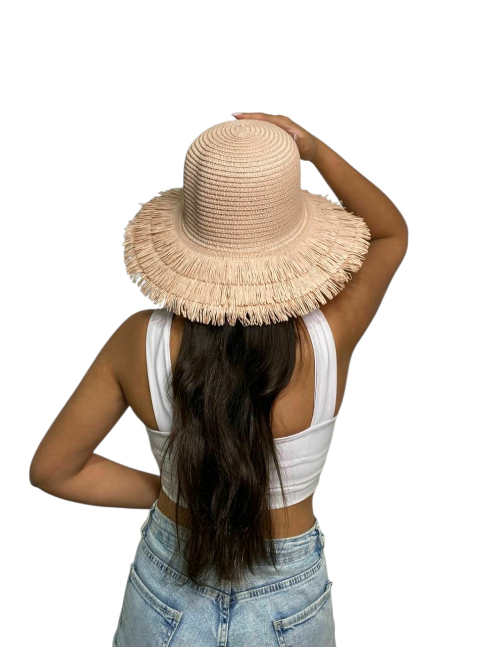 Straw beach hat