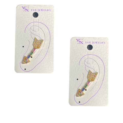 Arrow cuff earrings