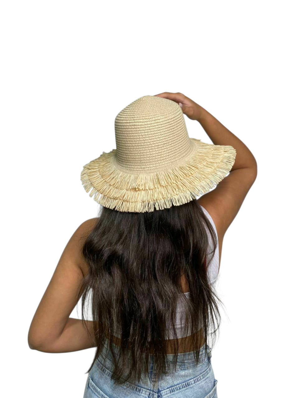 Straw beach hat