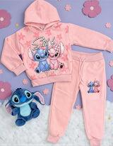 Stitch Hoodie Set Girl