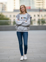 Toncrete sweatshirt + Shoulder Scarf