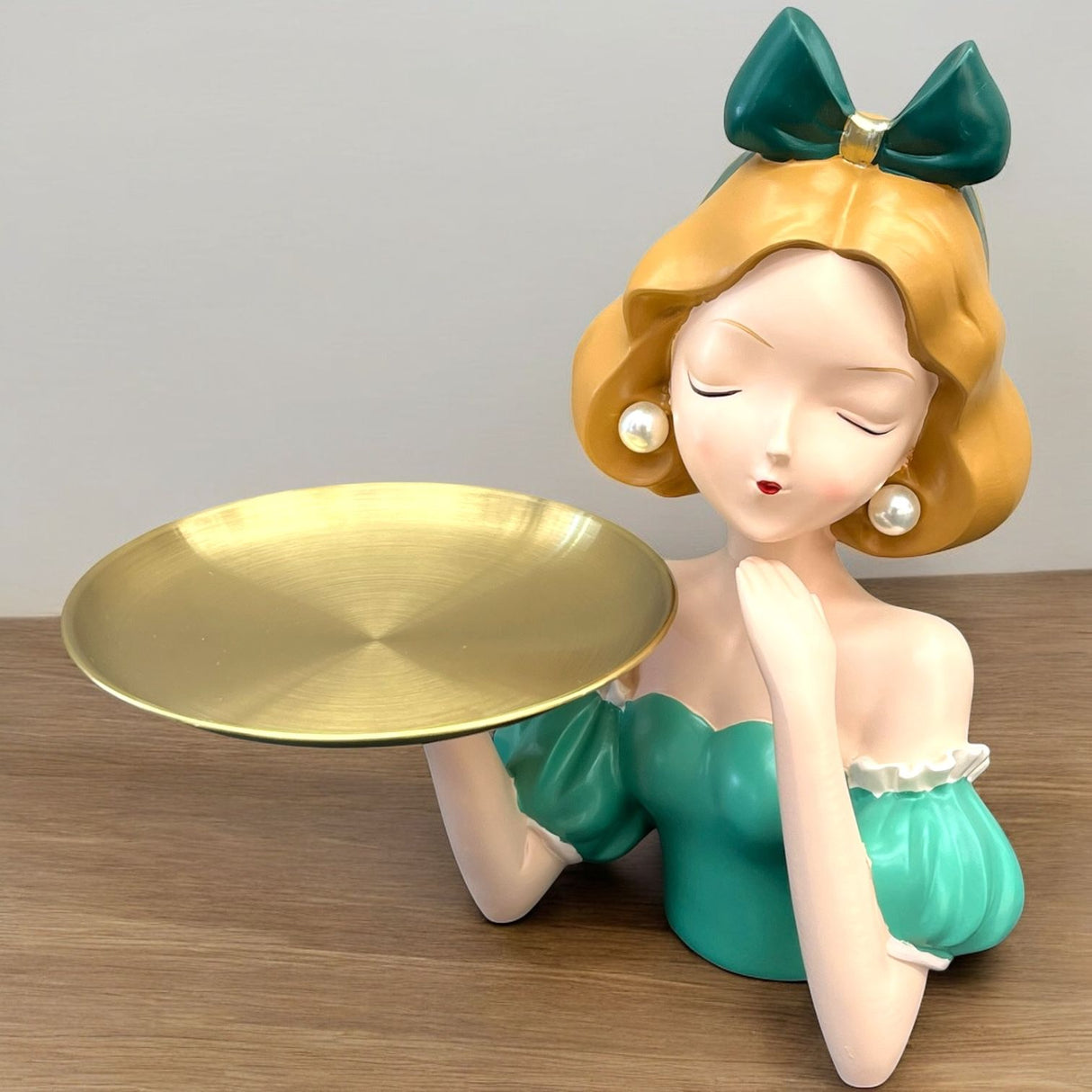 Elegant lady decorative tray