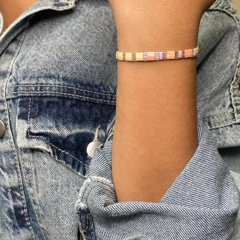 Rectangular Beads Bracelet