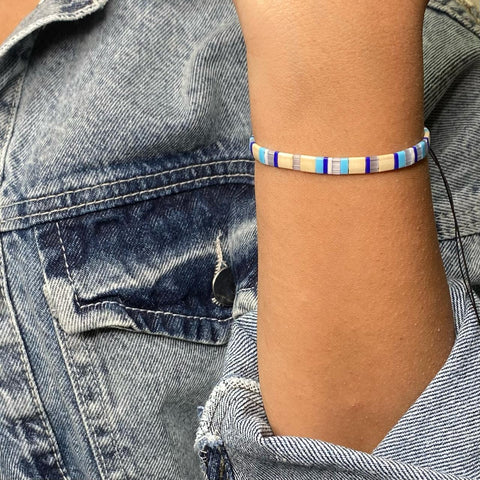 Rectangular Beads Bracelet