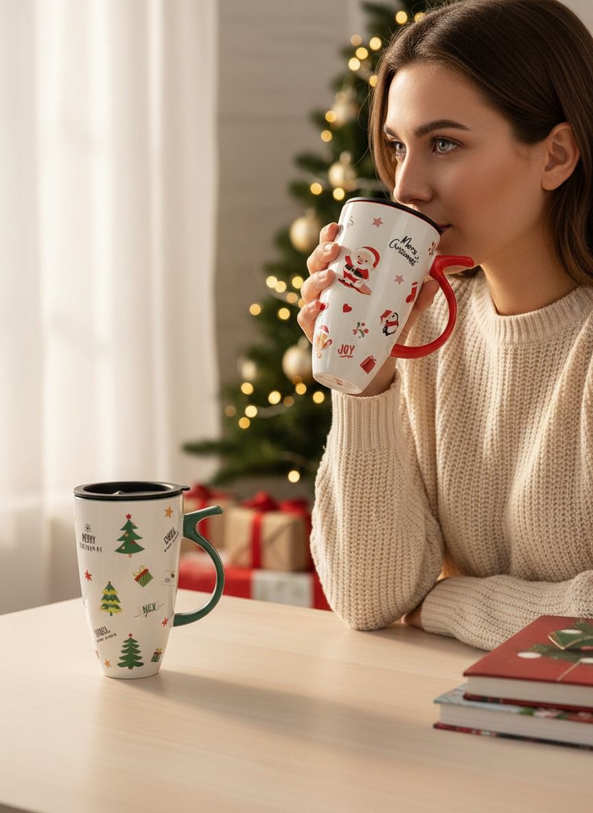 Long Christmas Mug