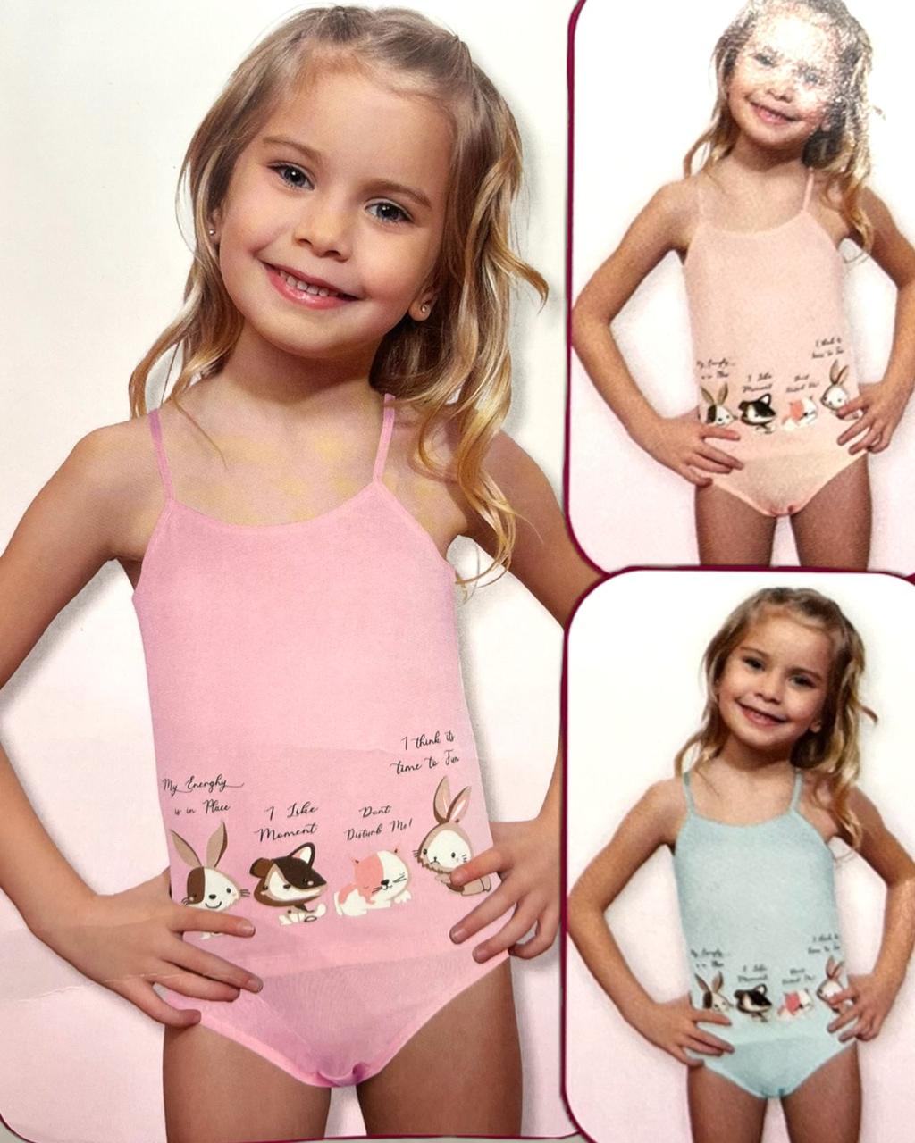 Girls Camisole & Underwear Set