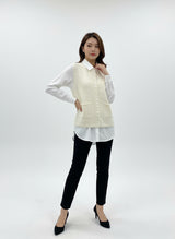 Chemise and Pullover Vest Set