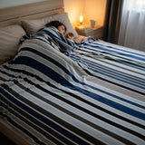 Blue Stripped Blanket