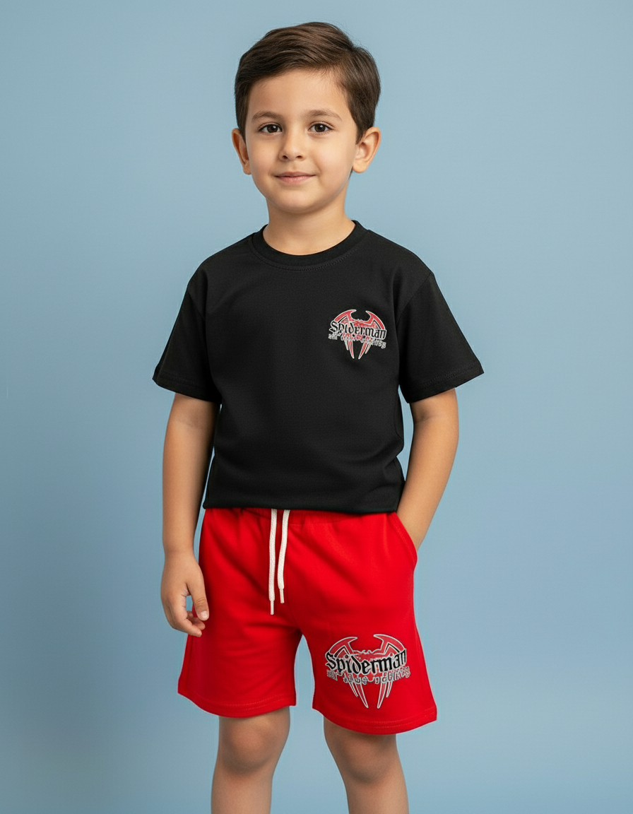 Spiderman shorts set