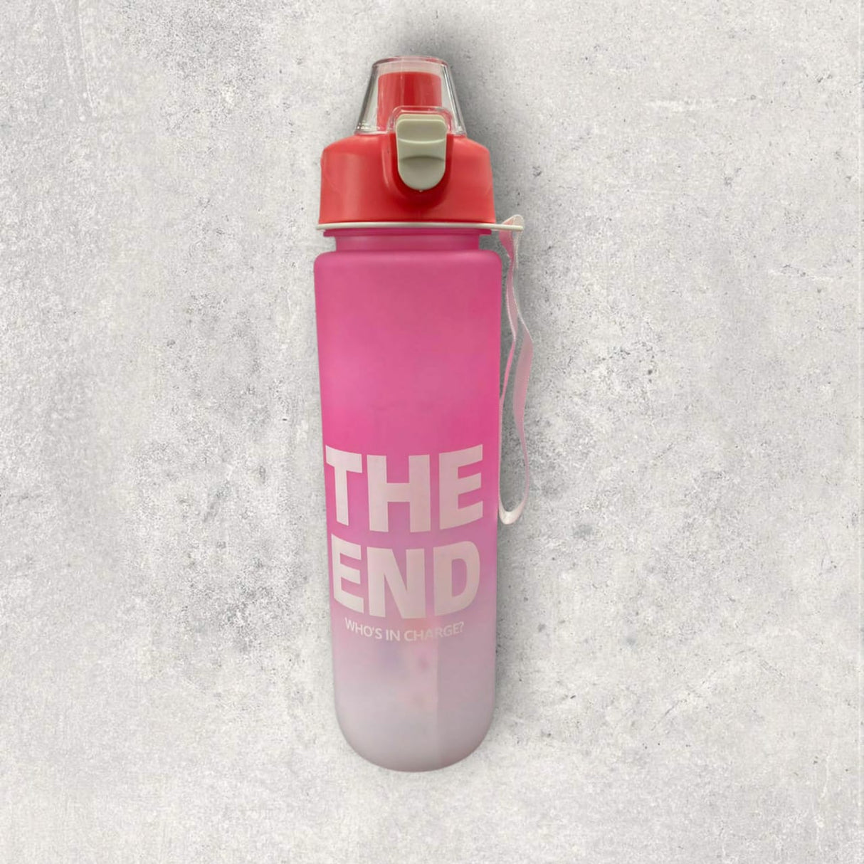 Water Bottle With Motivational Words