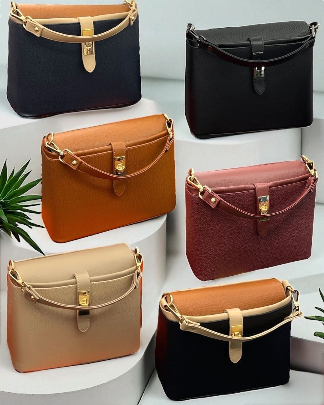 Classic Leather Shoulder Bag