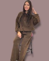 Bold Brown Jogging Set