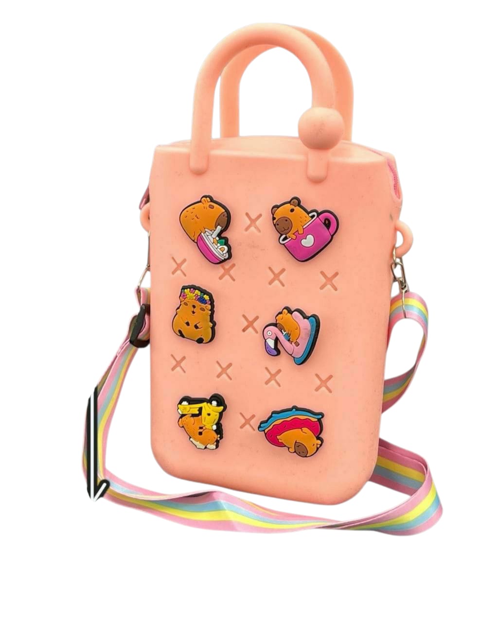 Capybara crocs bag