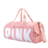 pink gym bag