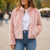 Pink Fur Jacket