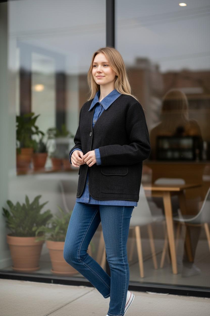 Cozy Button Jacket